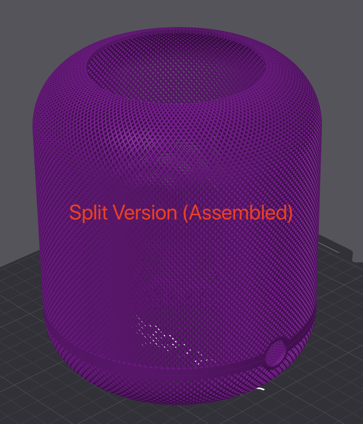 Custom Replacement Mesh for Apple HomePods
